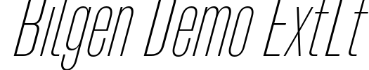 Bilgen Demo ExtLt