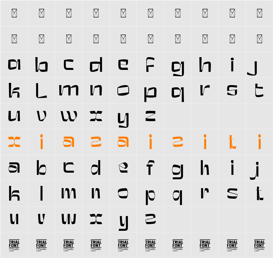 Beering Playing Demo 字符映射表