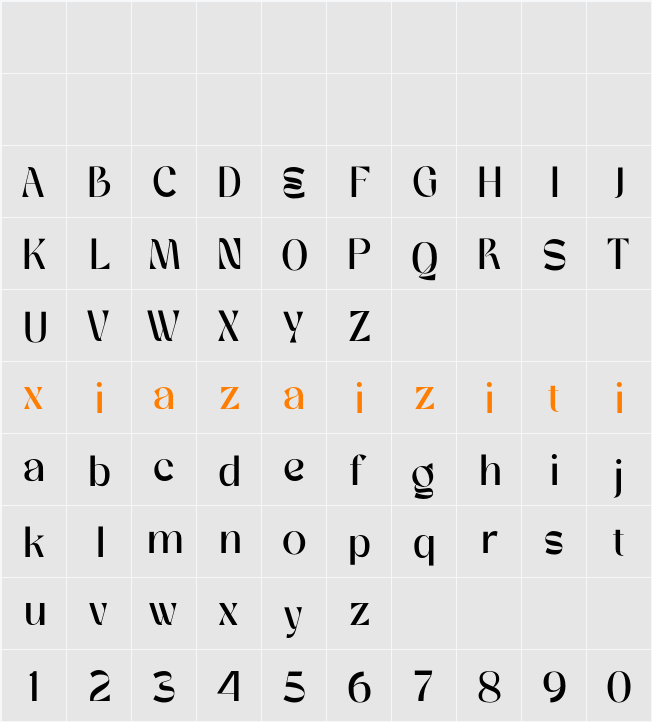 Bagme 字符映射表