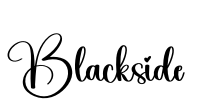 Blackside 字体预览图