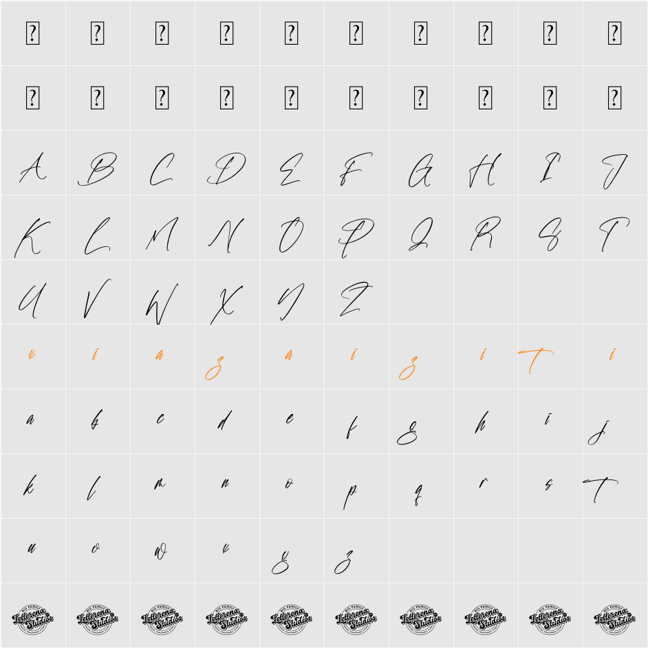 Ballemyatss DEMO VERSION 字符映射表