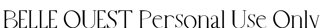 BELLE QUEST Personal Use Only