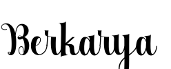 Berkarya 字体预览图