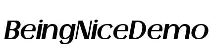 BeingNiceDemo