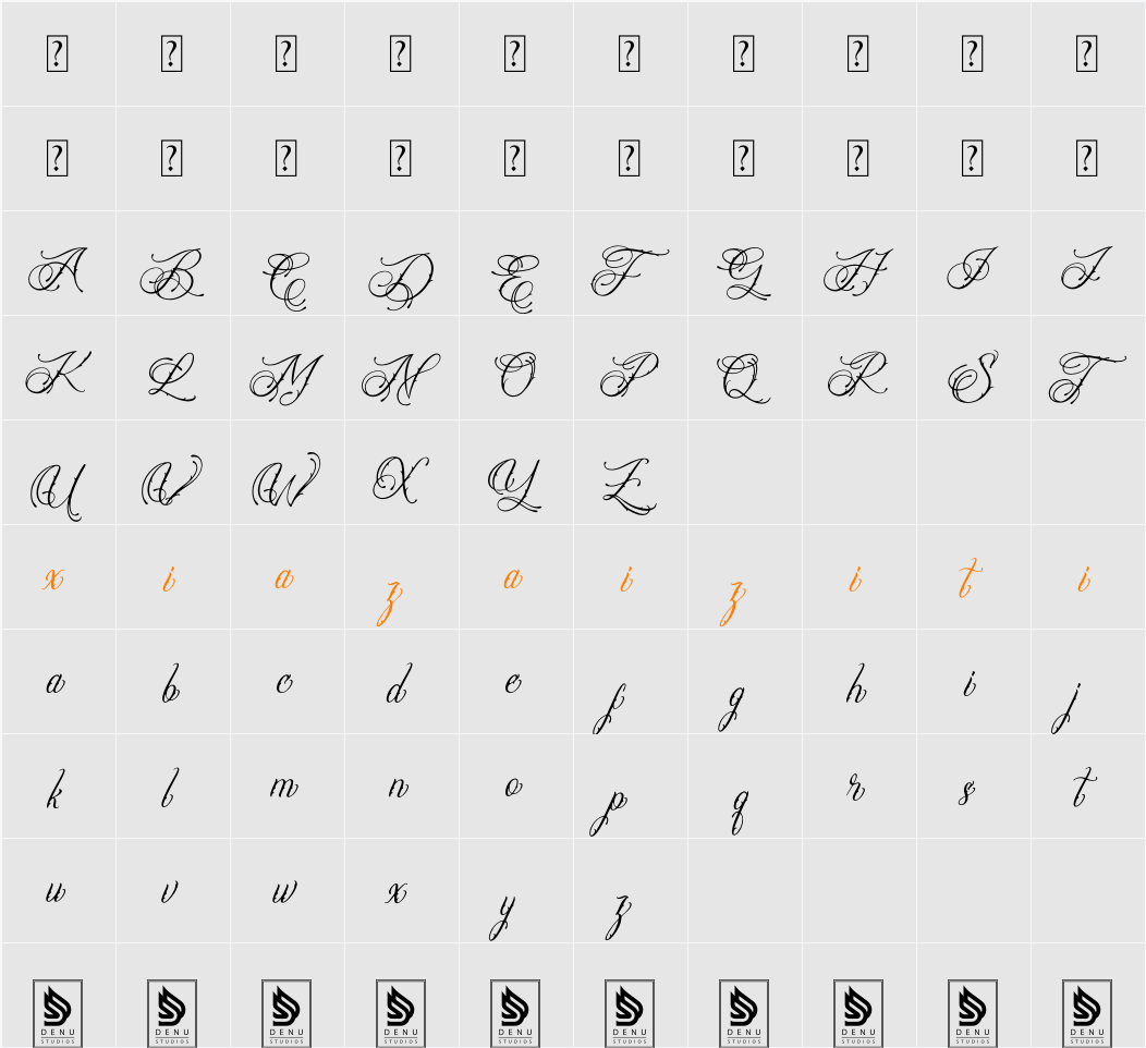 Bliamer 字符映射表