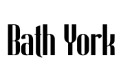 Bath York 字体预览图