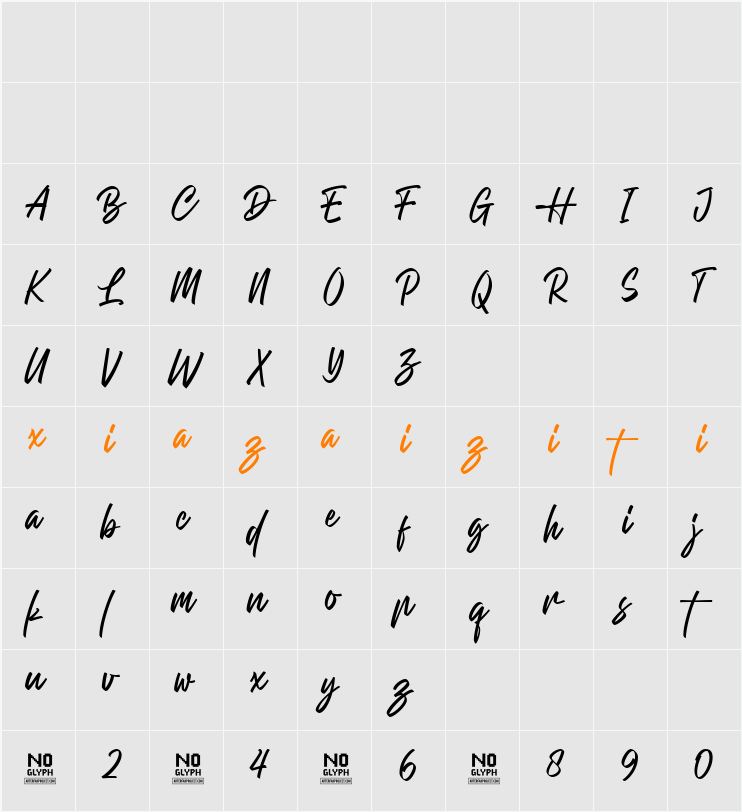 Blackson 字符映射表