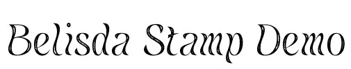 Belisda Stamp Demo