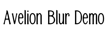 Avelion Blur Demo