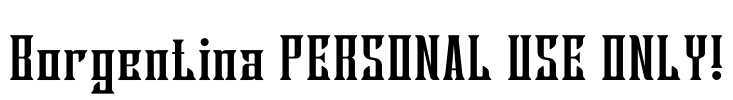 Borgentina PERSONAL USE ONLY!