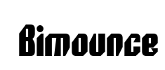  Bimounce 字体预览图