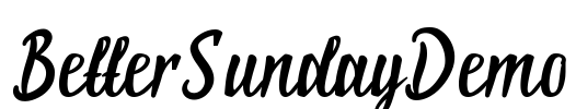 BetterSundayDemo