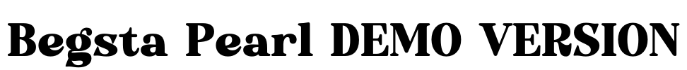 Begsta Pearl DEMO VERSION