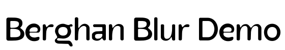 Berghan Blur Demo