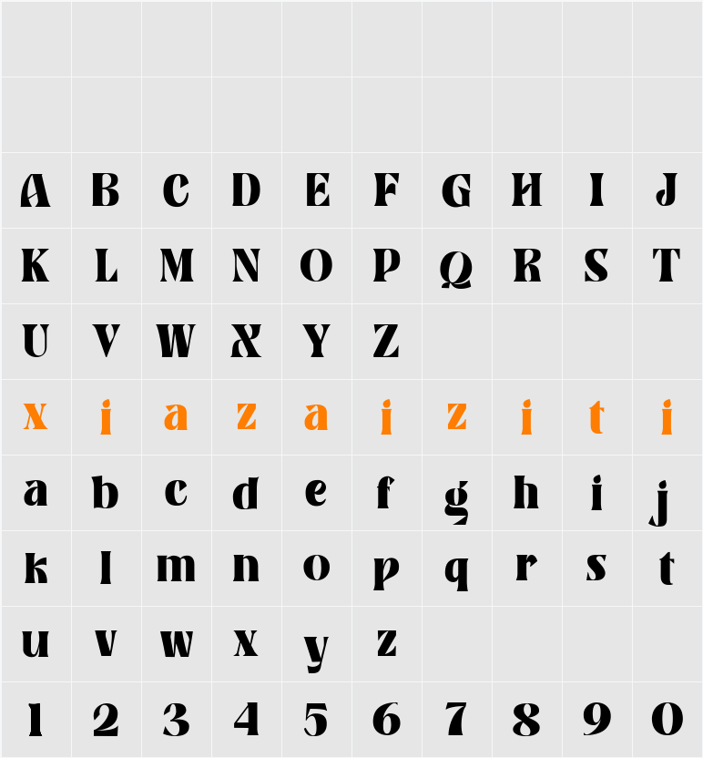 BANNER 字符映射表