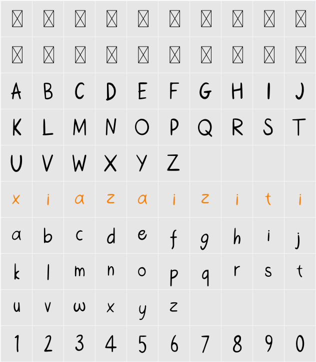 Bellfast 字符映射表