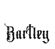 Bartley 字体预览图