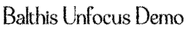 Balthis Unfocus Demo