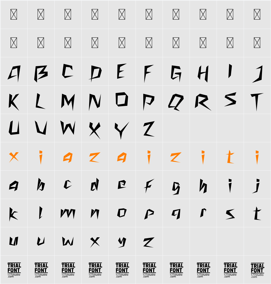 BEGINNING PRINCIPLE DEMO 字符映射表