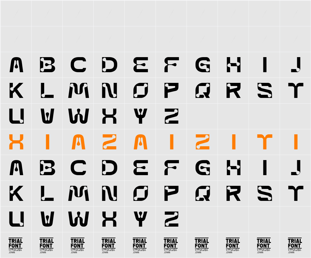Between Campbell Demo 字符映射表