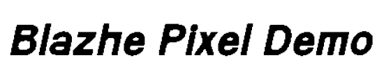 Blazhe Pixel Demo