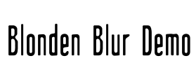 Blonden Blur Demo