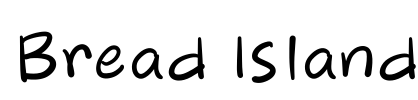 Bread Island 字体预览图