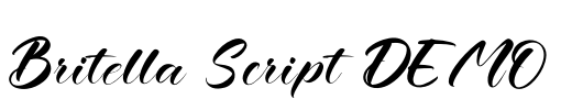 Britella Script DEMO