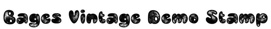 Bages Vintage Demo Stamp