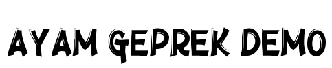 Ayam Geprek Demo