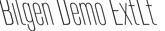 Bilgen Demo ExtLt