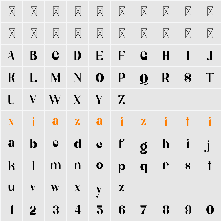 Belgia 字符映射表