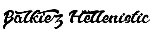 Balkiez Hellenistic 字体预览图