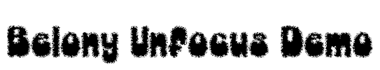 Belony Unfocus Demo