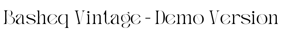 Basheq Vintage - Demo Version