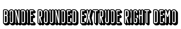 Bondie Rounded Extrude Right Demo