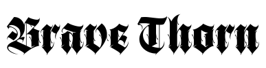 Brave Thorn 字体预览图