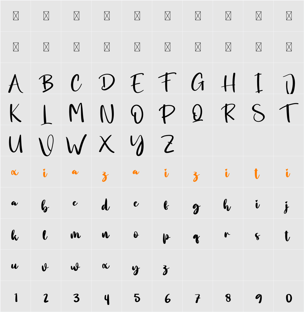 Billiard 字符映射表
