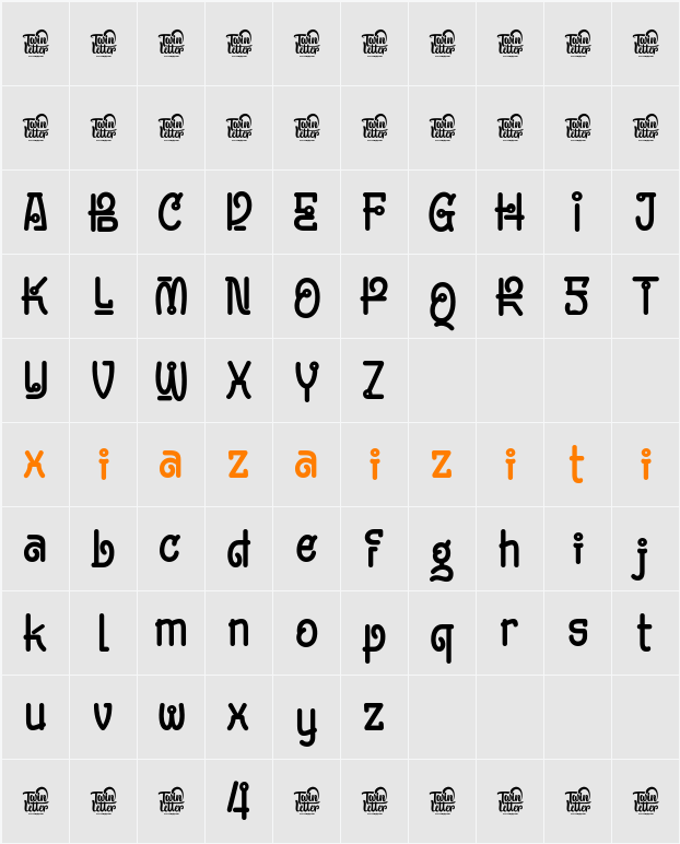 BIMOEN Trial 字符映射表