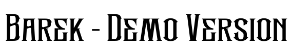 Barek - Demo Version