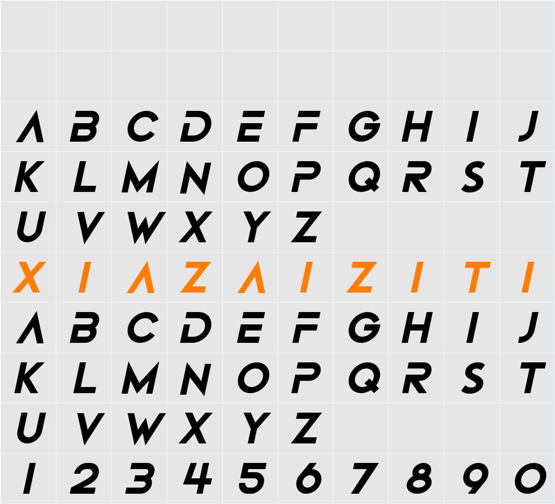 Beyonders 字符映射表