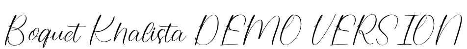 Boquet Khalista DEMO VERSION