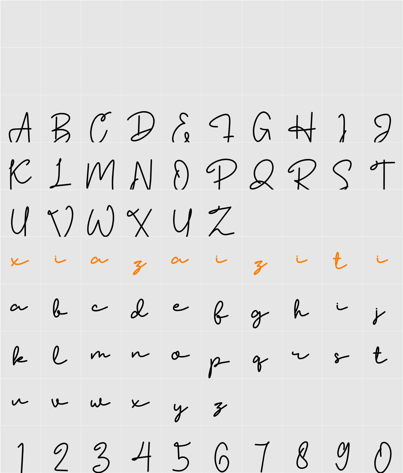 Berliman 字符映射表