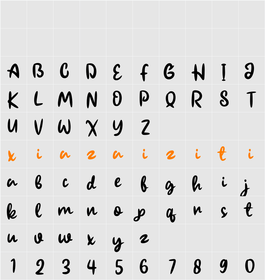 Bioland 字符映射表