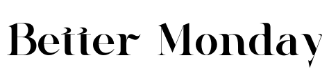 Better Monday 字体预览图
