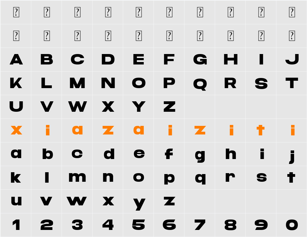 Besides 字符映射表