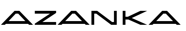 Azanka 字体预览图