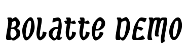 Bolatte DEMO