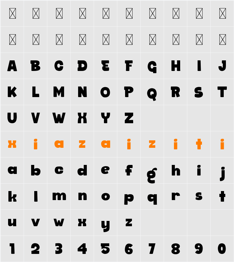 Bark Type 字符映射表