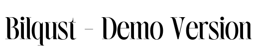 Bilqust - Demo Version